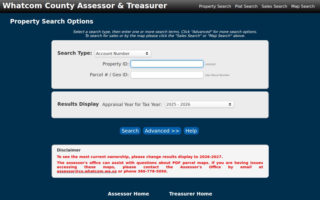 Whatcom County residents directory property search